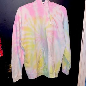 Pastel tie dye hoodie